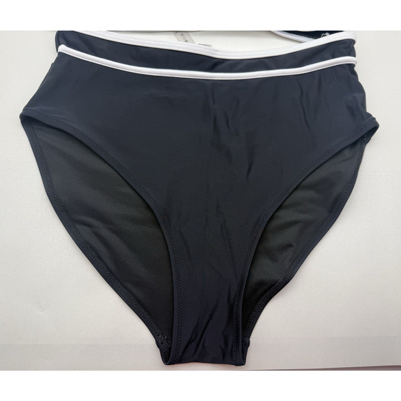 Blooming Jelly Womens High Waist Bikini Sets Sporty Color Block 2pc Swimsuit M.. - Picture 4 of 12